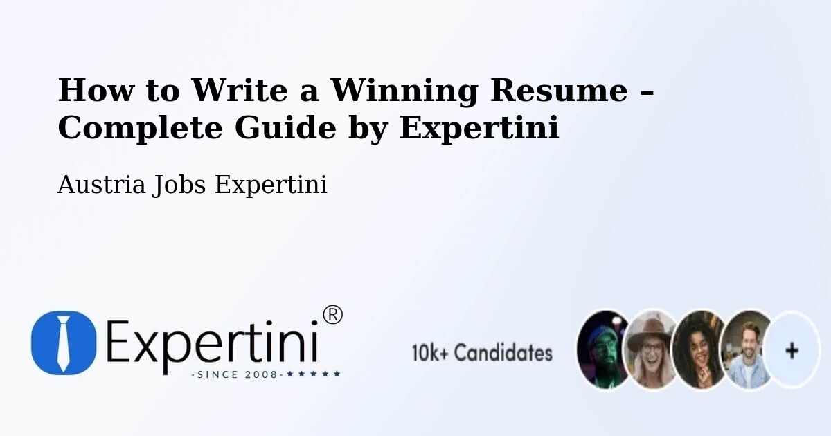 Resume Writing Guide for Job Seekers – Kramsach - Kramsach, Austria Jobs Expertini